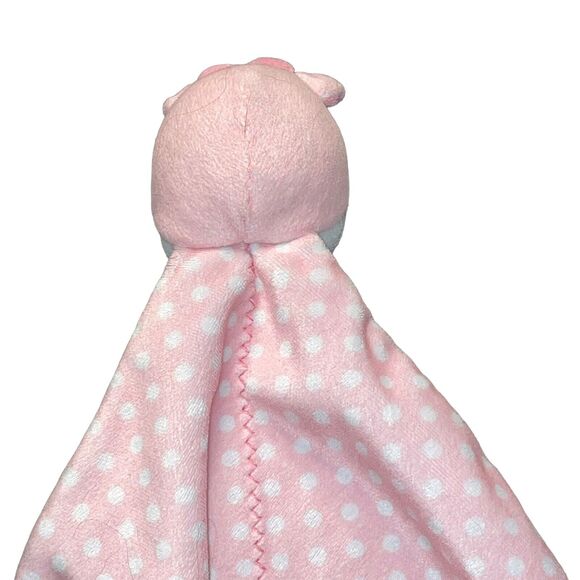 Carters Lovey Plush Giraffe Child of Mine Rattle Baby Security Blanket Pink 13" - Picture 6 of 11